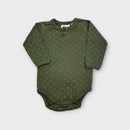 Jamie Kay Olive Polkadot Bodysuit, Size 0