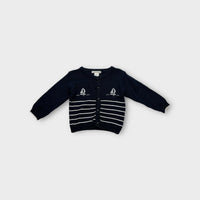 Nautical Knit Cardigan, Size 0