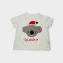 Bassike Mini Christmas T-Shirt, Size 2