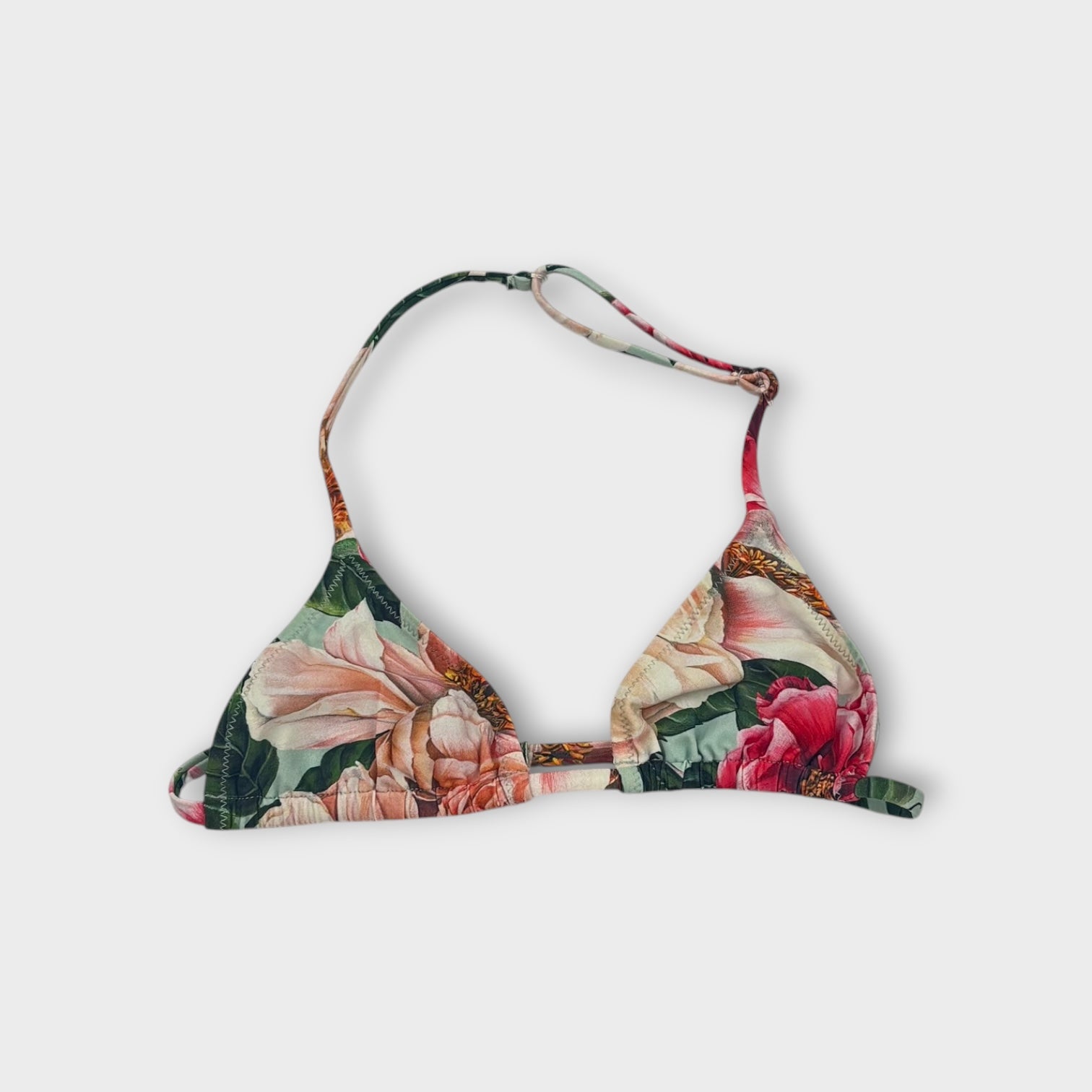 Dolce & Gabbana Flower Print Bikini Set, Size 2