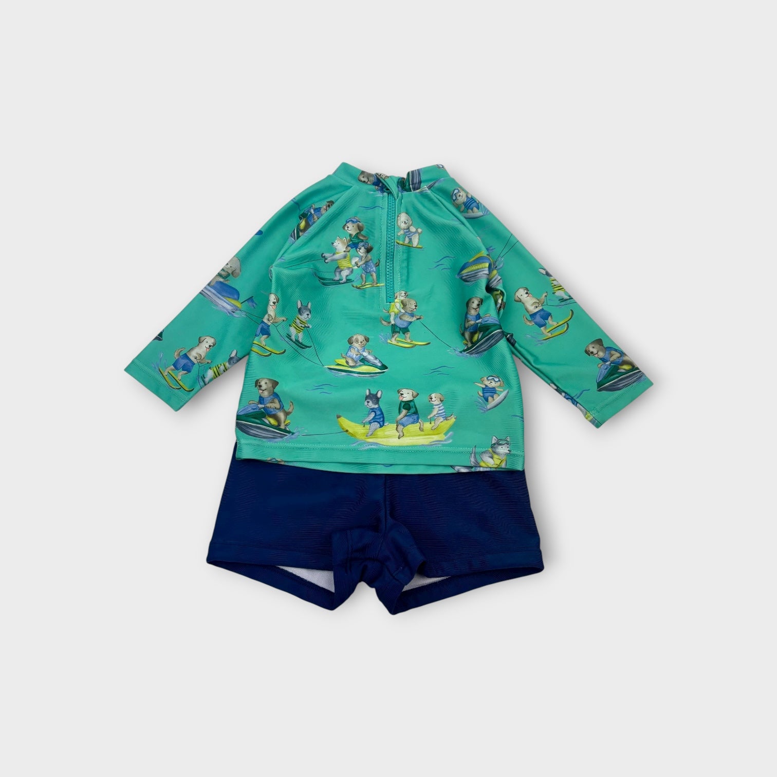 Purebaby Puppy Print Swim Set, Size 00