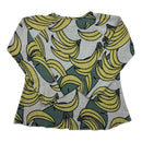 Child-ish Banana Print Long Sleeve Top, Size 10-12
