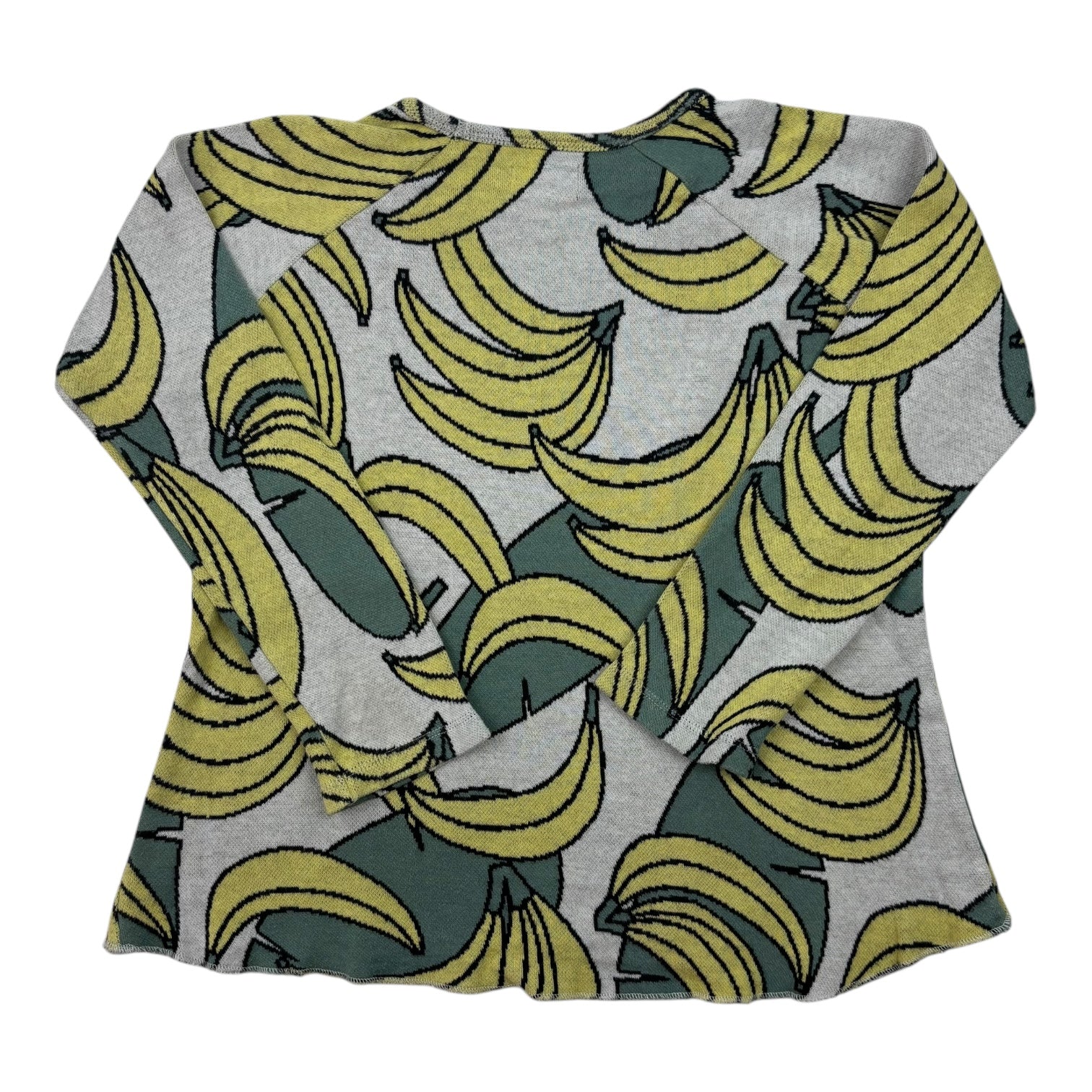 Child-ish Banana Print Long Sleeve Top, Size 10-12
