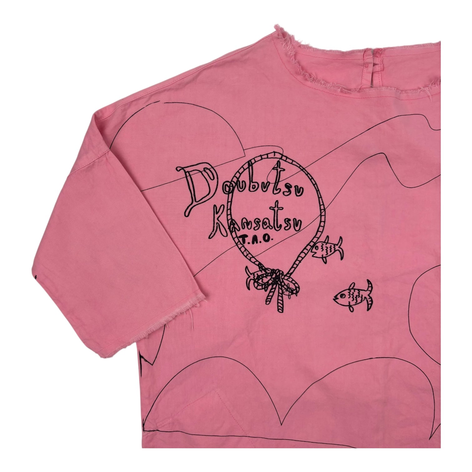 The Animals Observatory Pink Printed Dress, Size 10