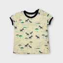 Milky Zebra Print Tee, Size 00