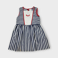 Vintage Nautical Dress, Size 6