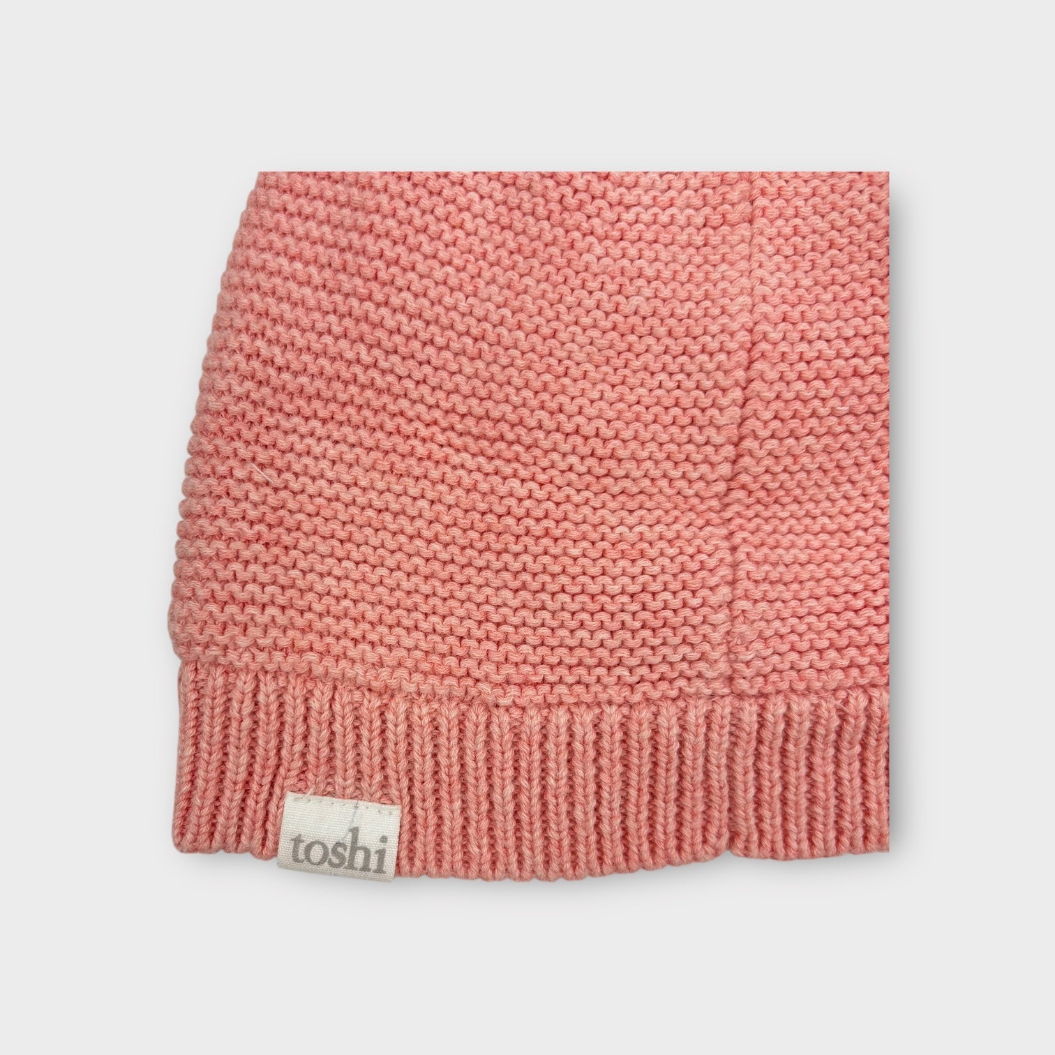 Toshi Pink Knitted Beanie, Size S