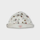 Ralph Lauren White Pattern Beanie, One Size