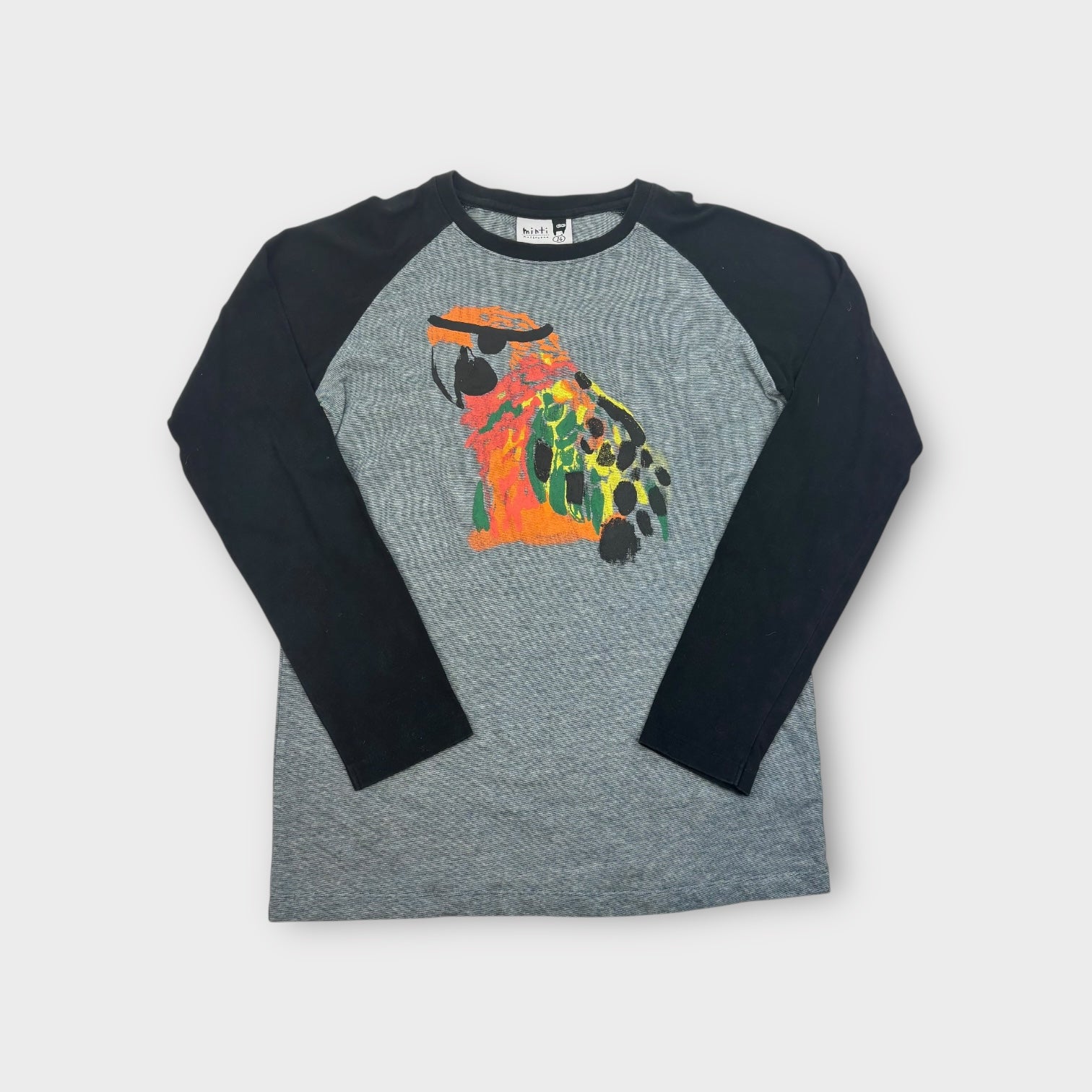 Minti Melbourne Long Sleeve Raglan T-Shirt, Size 14