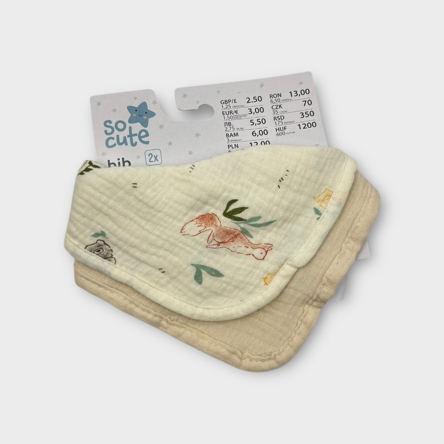 Muslin Bib Set