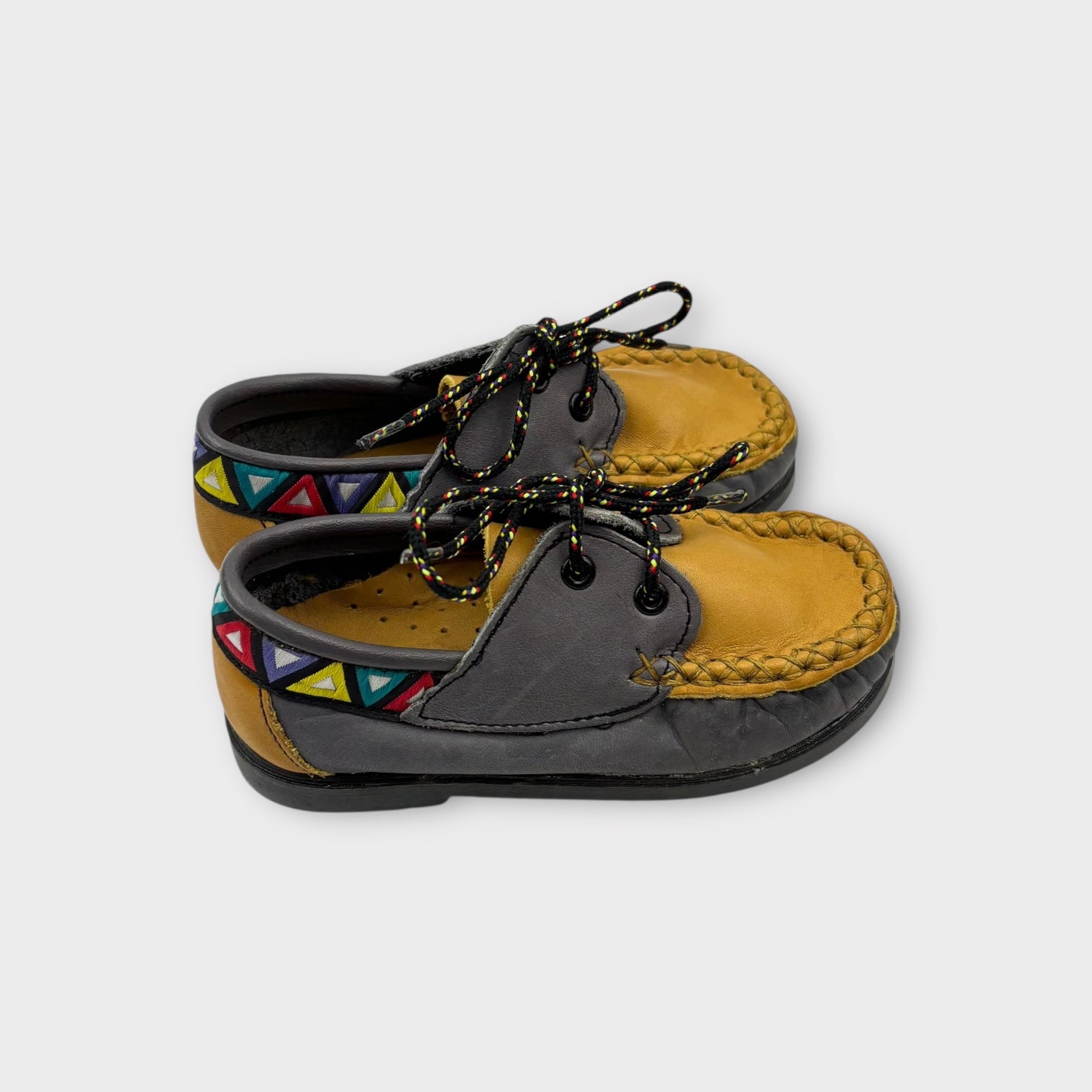 Handmade Leather Moccasin, Size EU 24