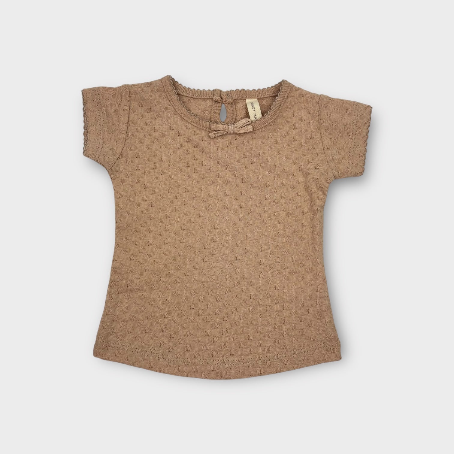 Quincy Mae Pointelle T-Shirt Bundle, Size 000