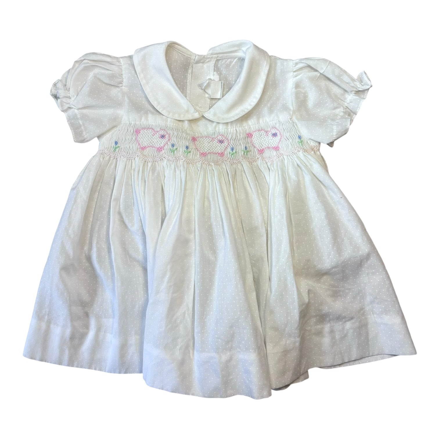 Vintage Smocked Dress, Size 0