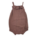 Jamie Kay Mauve Knit Romper, Size 1