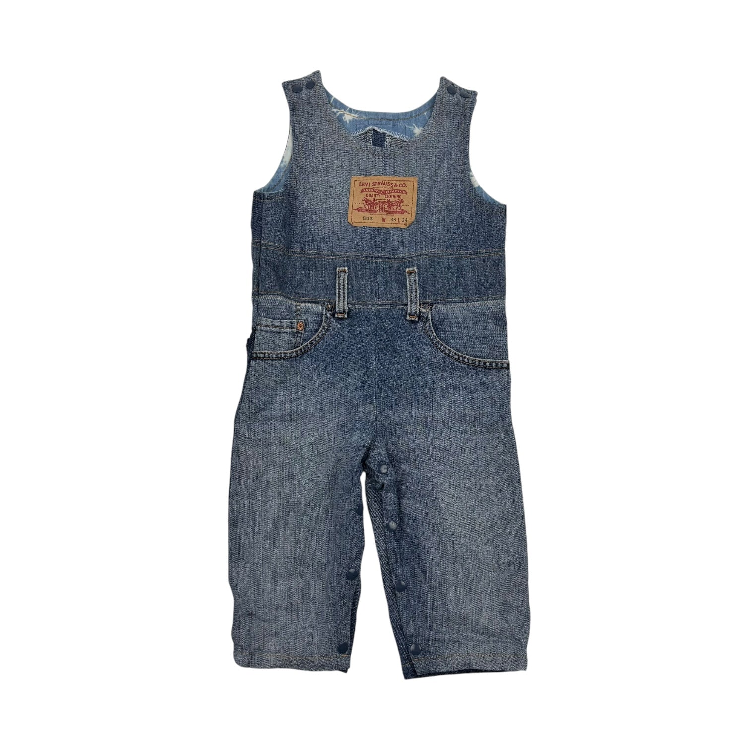 Reworked Levi's Denim Jumpsuit, Size 2