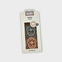 Bibs Boheme Pacifier Set, Size 2