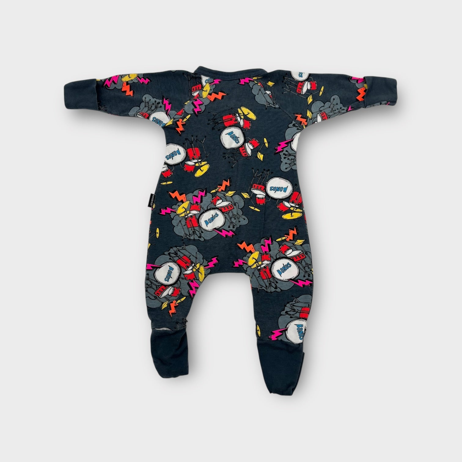 Bonds Long Sleeve Drum Set Onesie, Size 0000