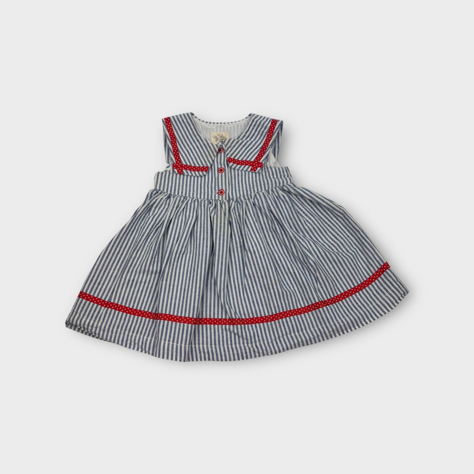 Retro Laura Ashley Stripe Dress, Size 1
