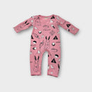 Milk & Masuki Long Sleeve Onesie, Size 0