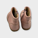 Walnut Melbourne Pink Leather Boots, Size EU 24
