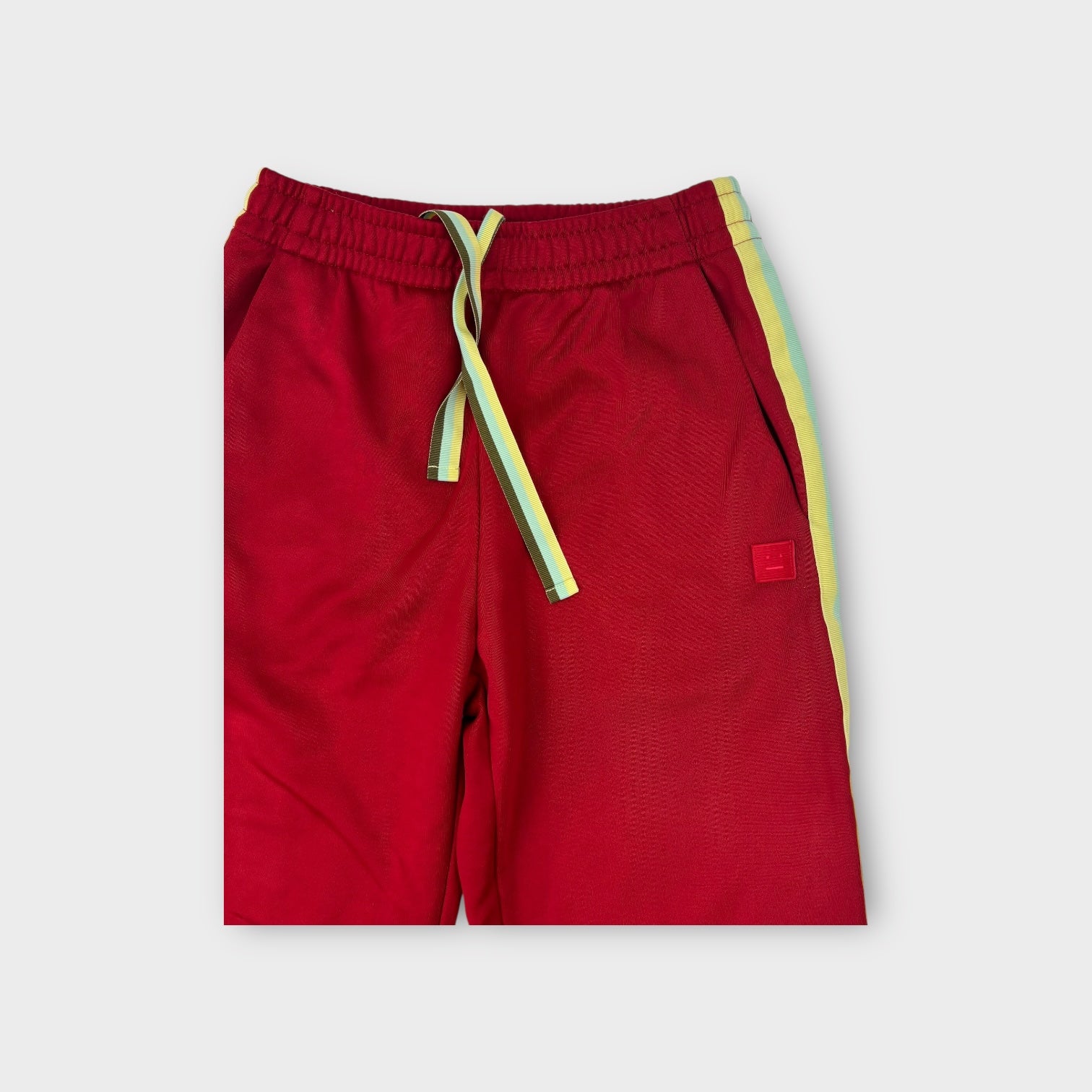 Acne Studios Red Stripe Trackpants, Size 10-12