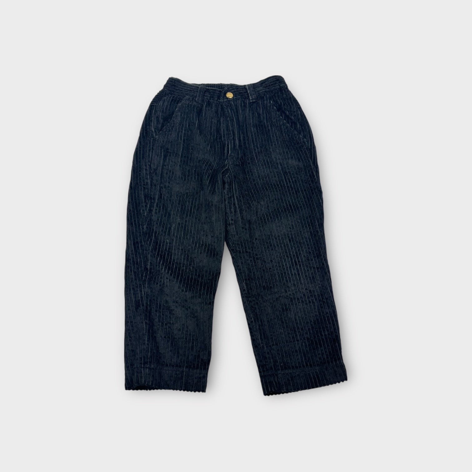 Vintage Black Corduroy Pants, Size 4