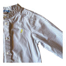 Jacadi White and Blue Stripe Shirt, Size 3