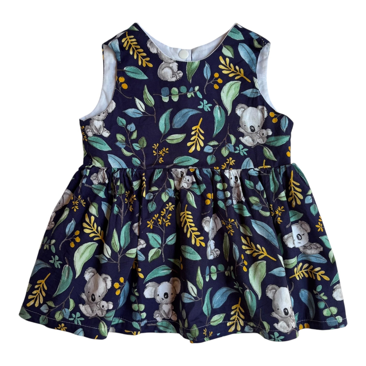 Handmade Koala Print Dress, Size 000-00