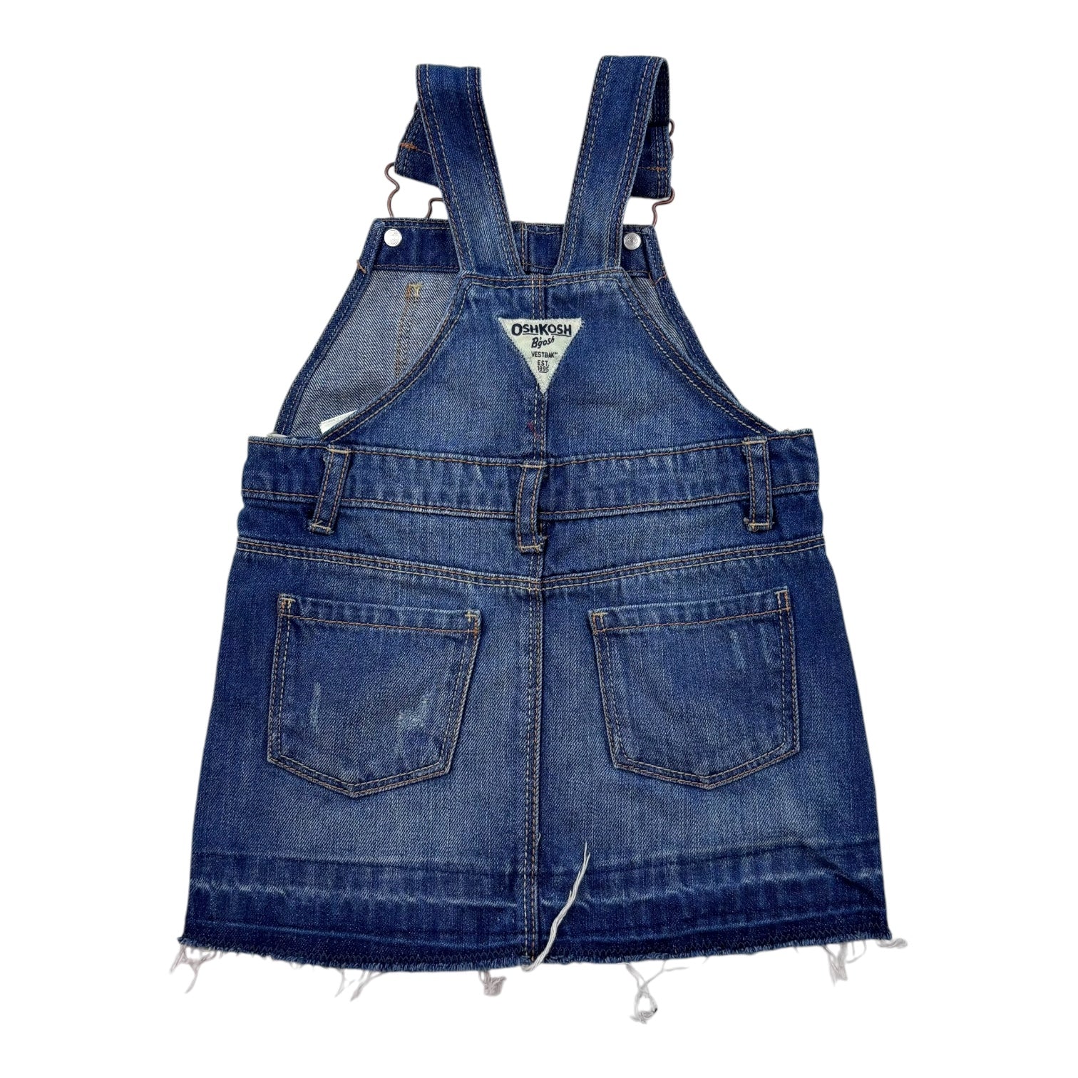 Oshkosh B'Gosh Denim Pinafore Dress, Size 2
