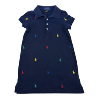 Polo Ralph Lauren Navy Logo Dress, Size 3