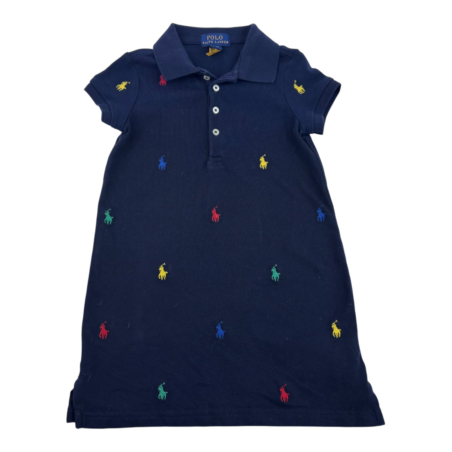 Polo Ralph Lauren Navy Logo Dress, Size 3