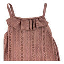 Jamie Kay Mauve Knit Romper, Size 1