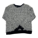 Black, White Knit Jumper, Size 10-11
