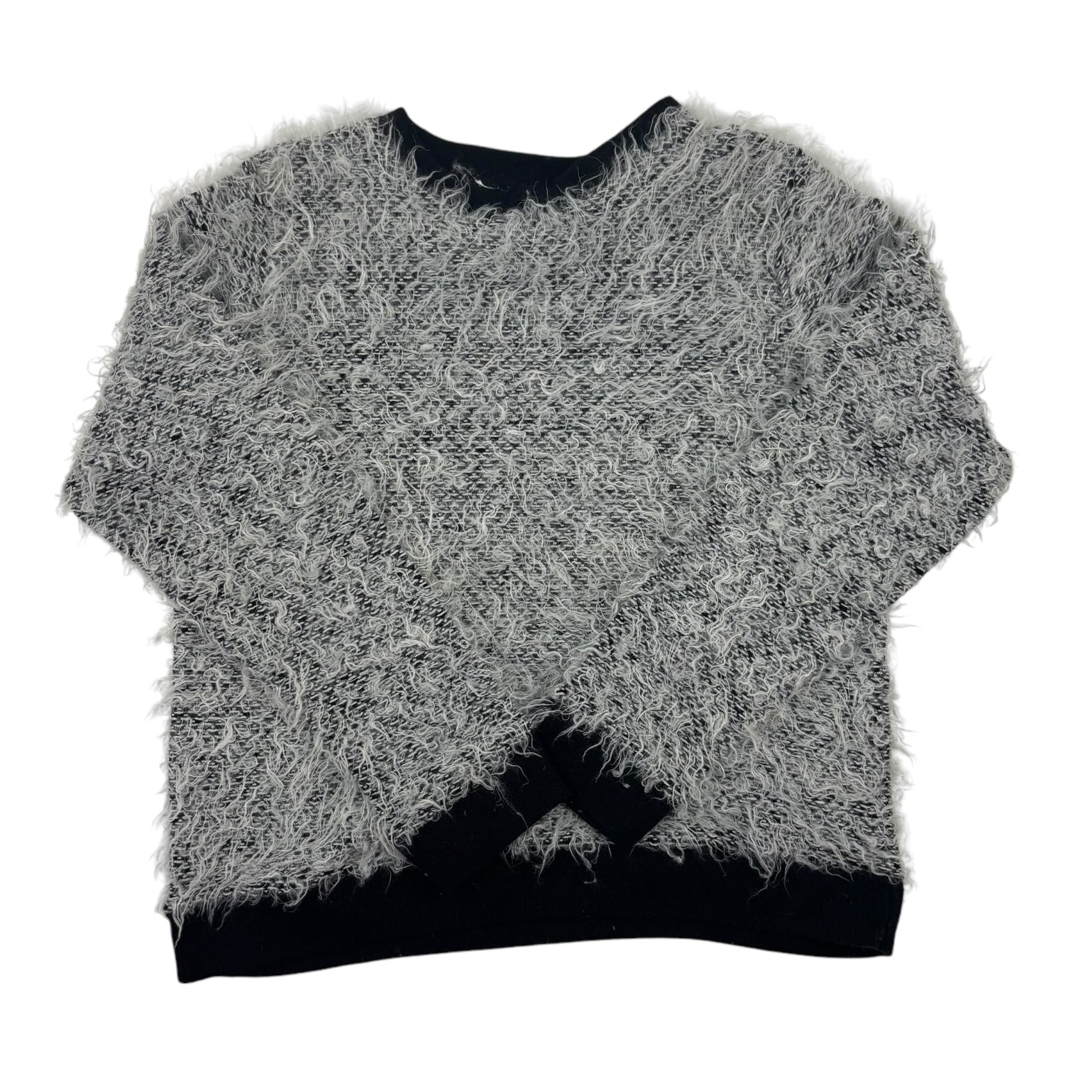 Black, White Knit Jumper, Size 10-11