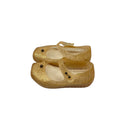 Mini Melissa Gold Ballet Sandals, Size EU 24