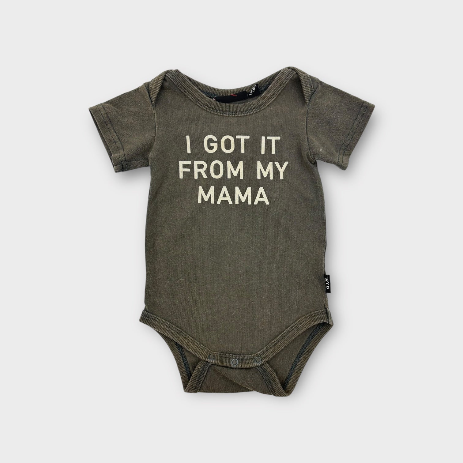Rock Your Baby Printed Bodysuit, Size 00