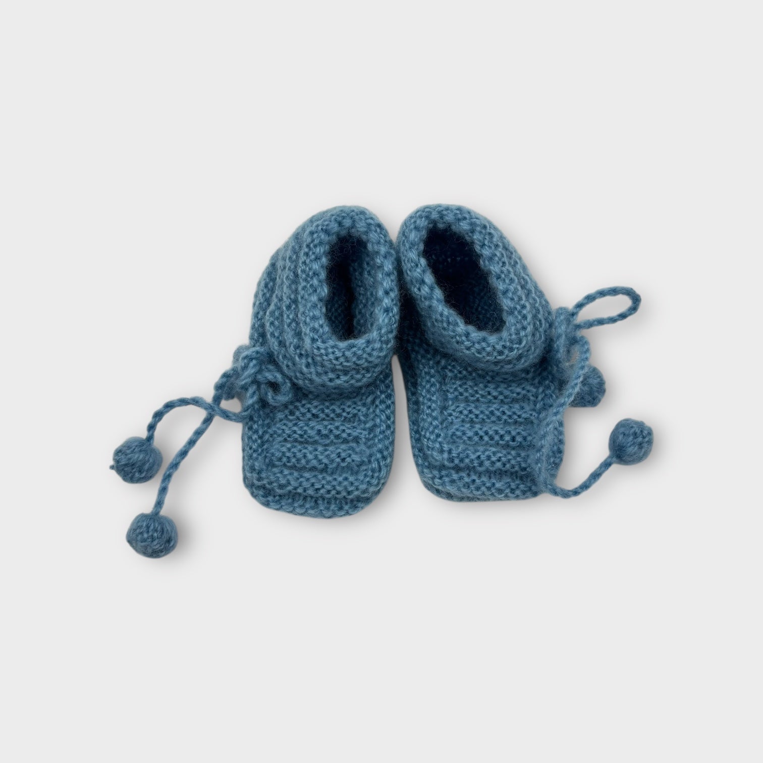 Handmade Knit Booties, Size 000