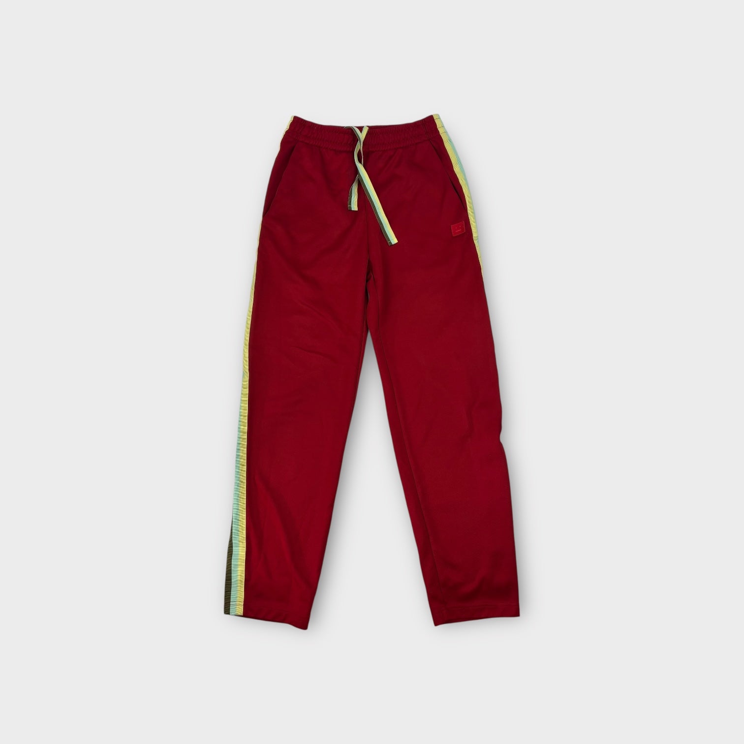 Acne Studios Red Stripe Trackpants, Size 10-12