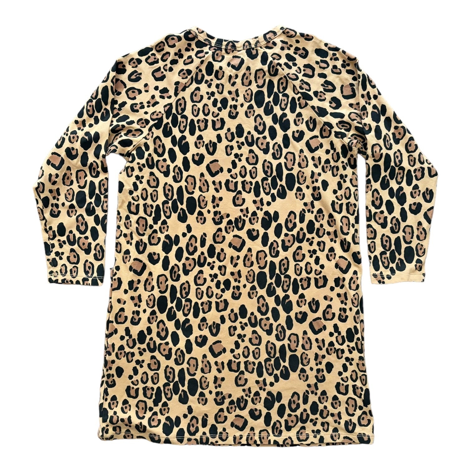 Mini Rodini Leopard Dress, Size 6-7