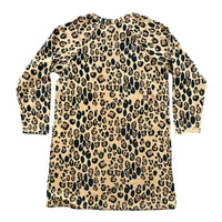 Mini Rodini Leopard Dress, Size 6-7
