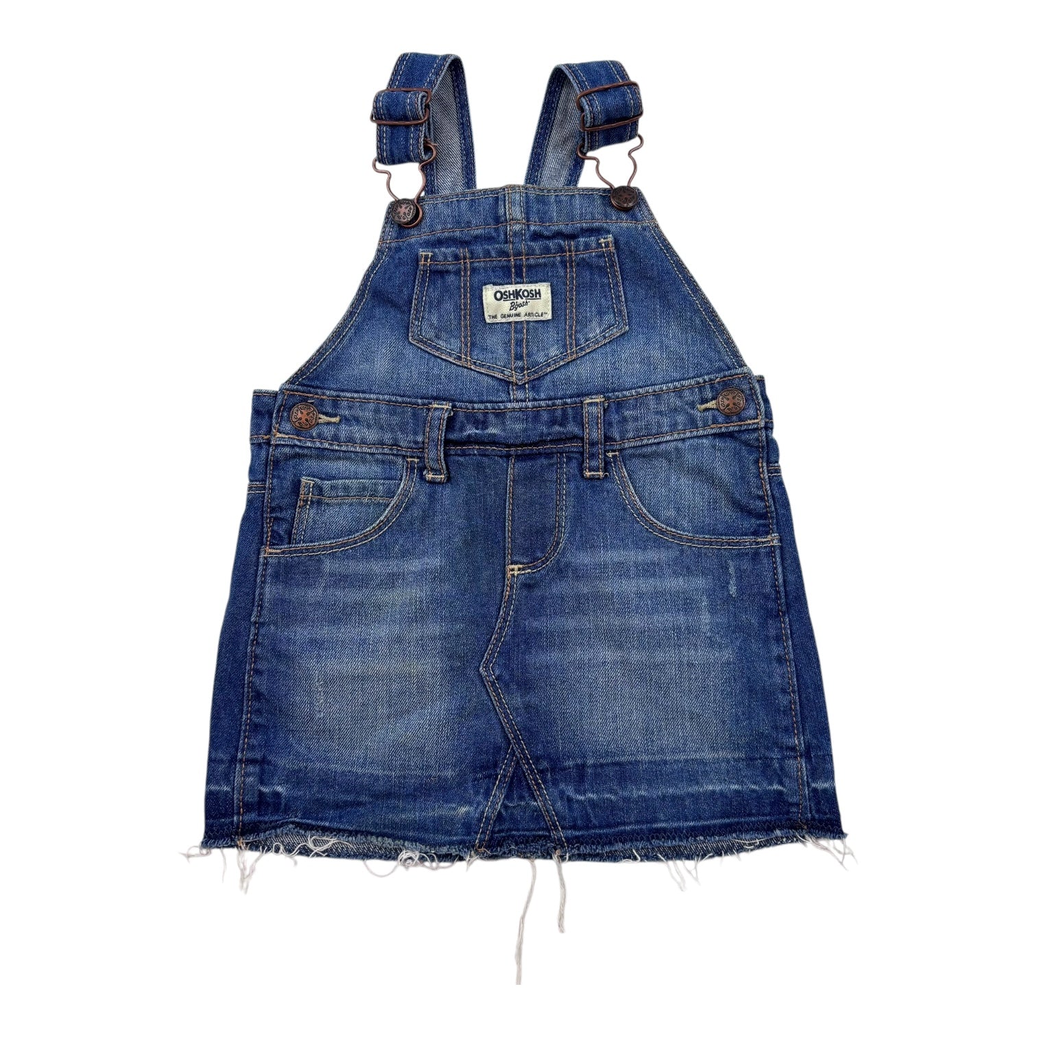 Oshkosh B'Gosh Denim Pinafore Dress, Size 2