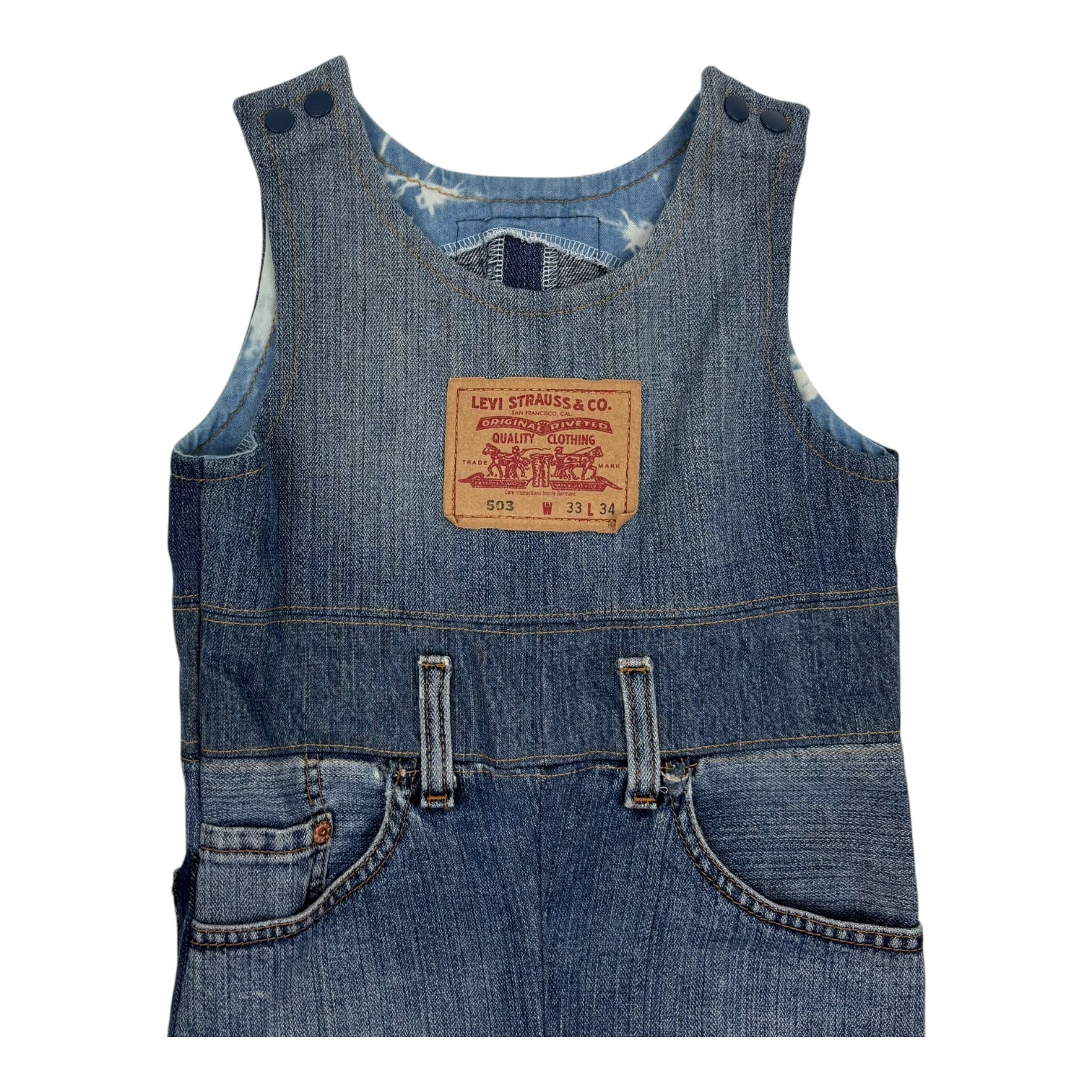 Reworked Levi's Denim Jumpsuit, Size 2