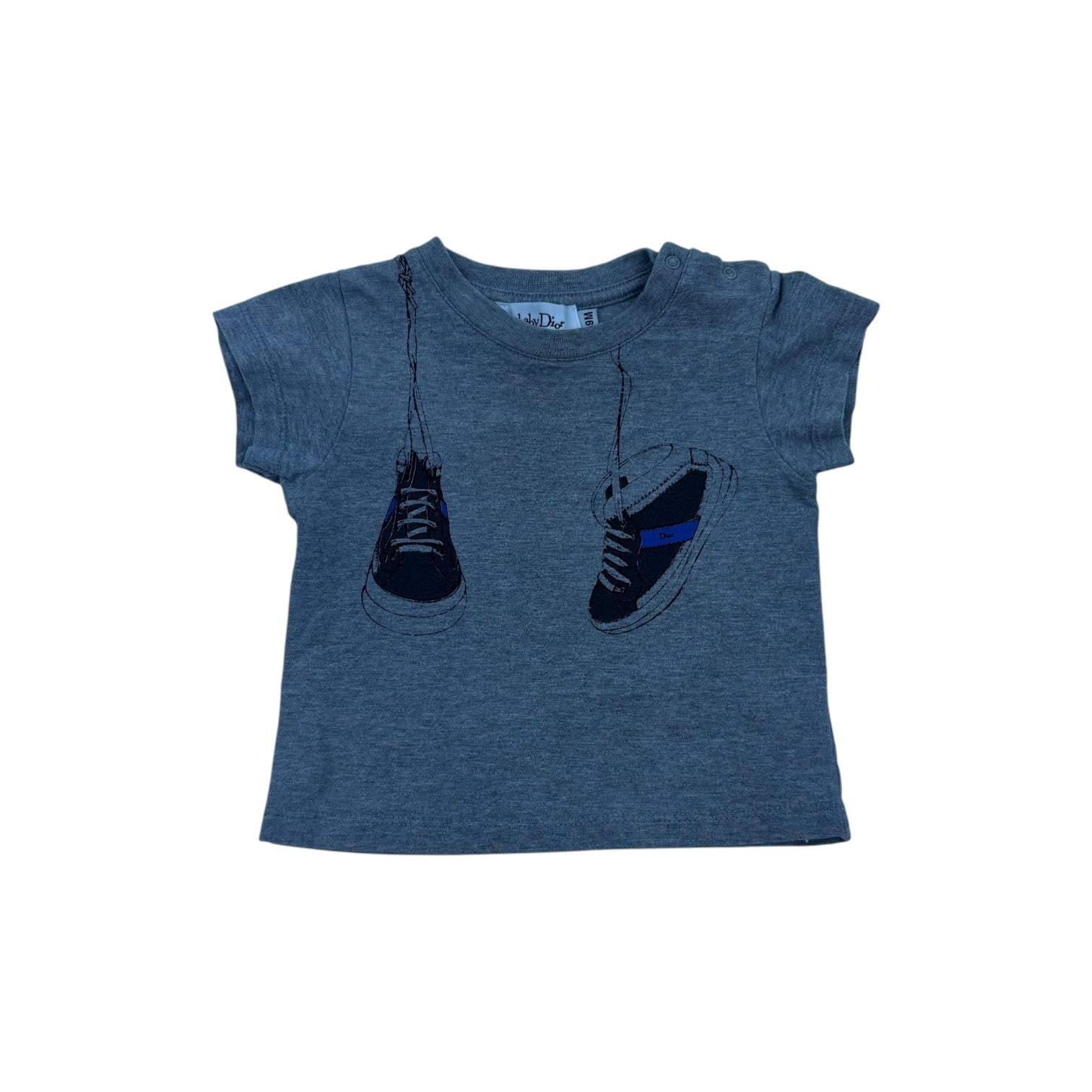 Baby Dior Grey T-Shirt, Size 0