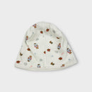 Ralph Lauren White Pattern Beanie, One Size