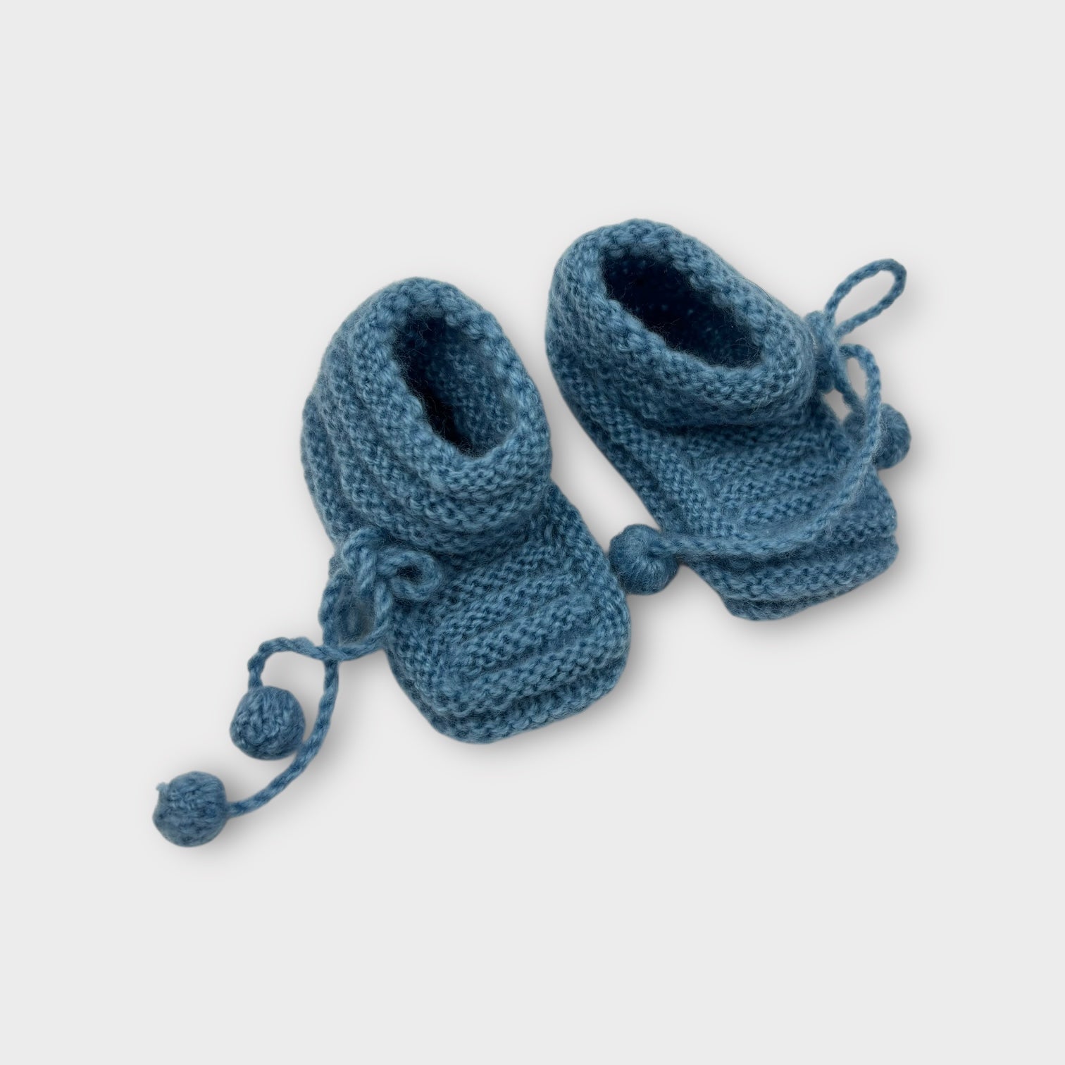 Handmade Knit Booties, Size 000