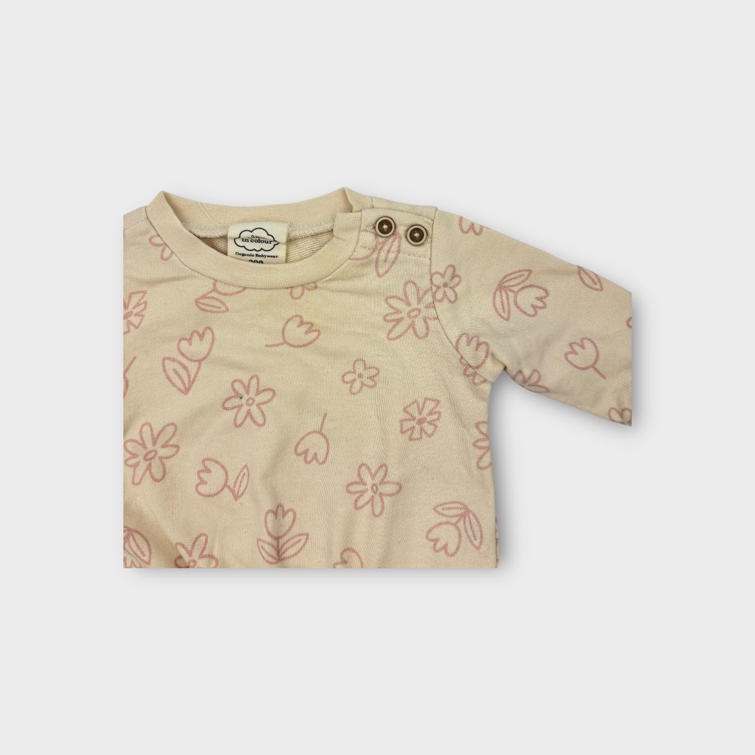 Flower Print Jumper, Size 000