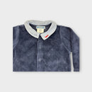 Jacadi Paris Mon Petit Fox Velour Onesie, Size 1