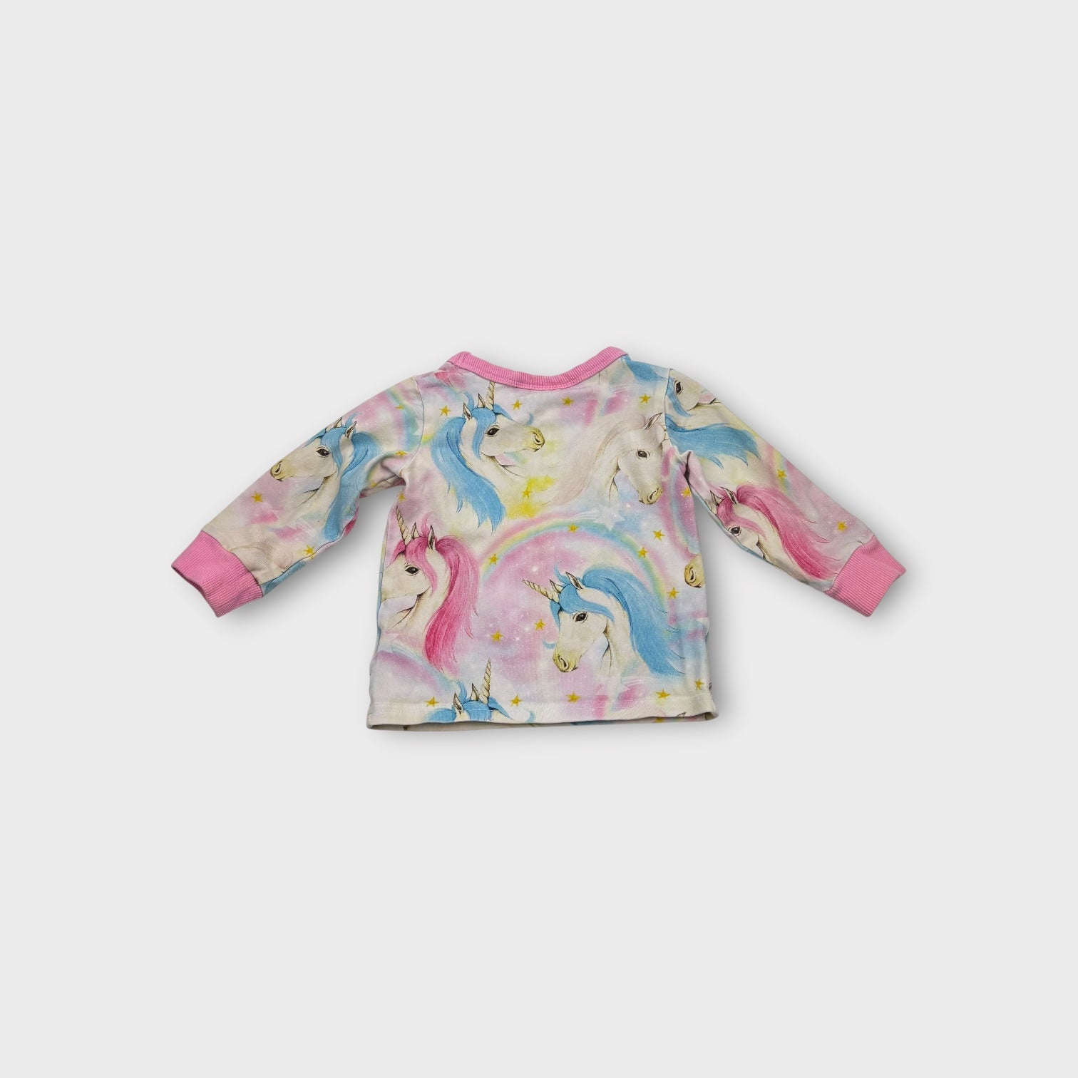 Rock Your Baby Unicorn Print Top, Size 0