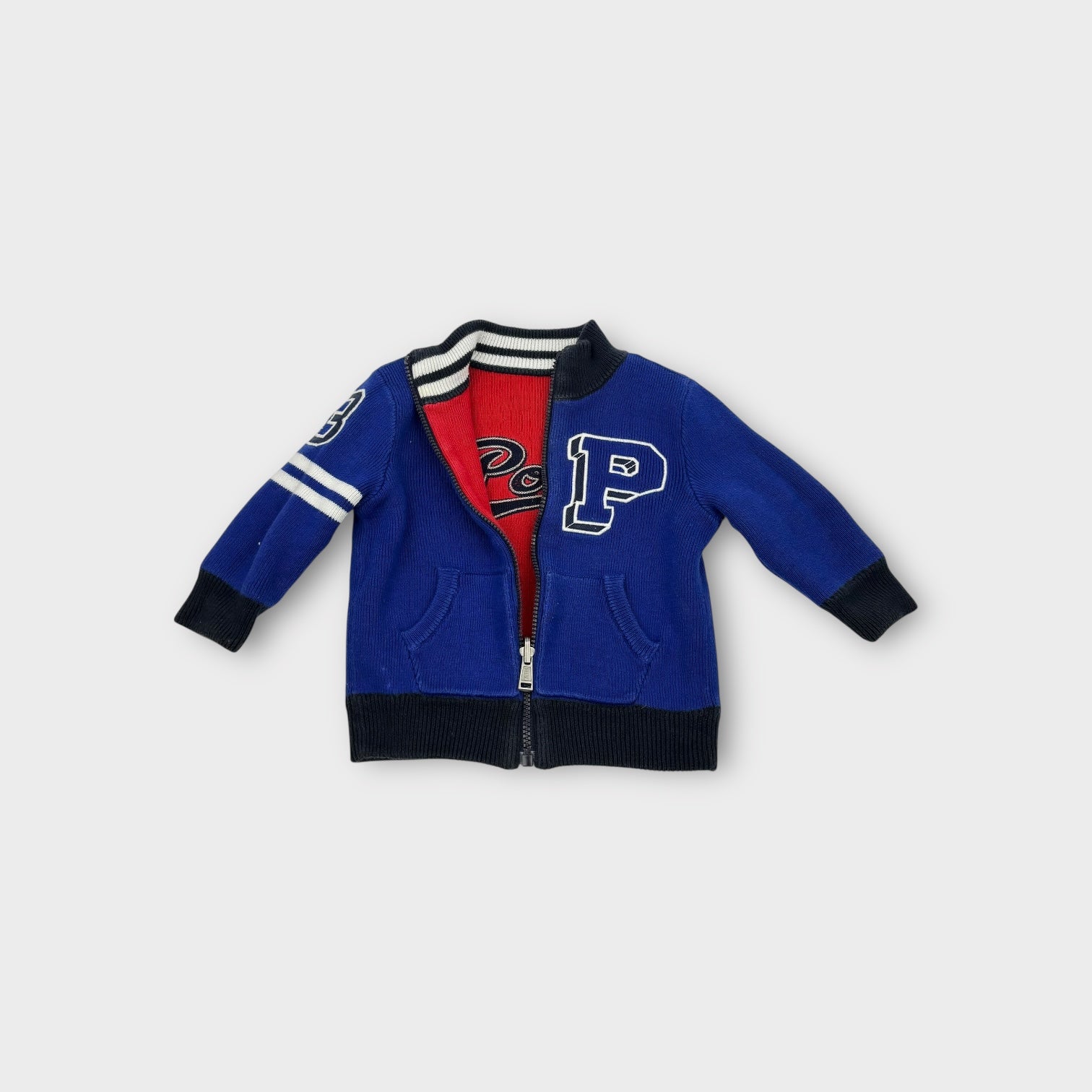 Ralph Lauren Knitted Reversible Jacket, Size 00