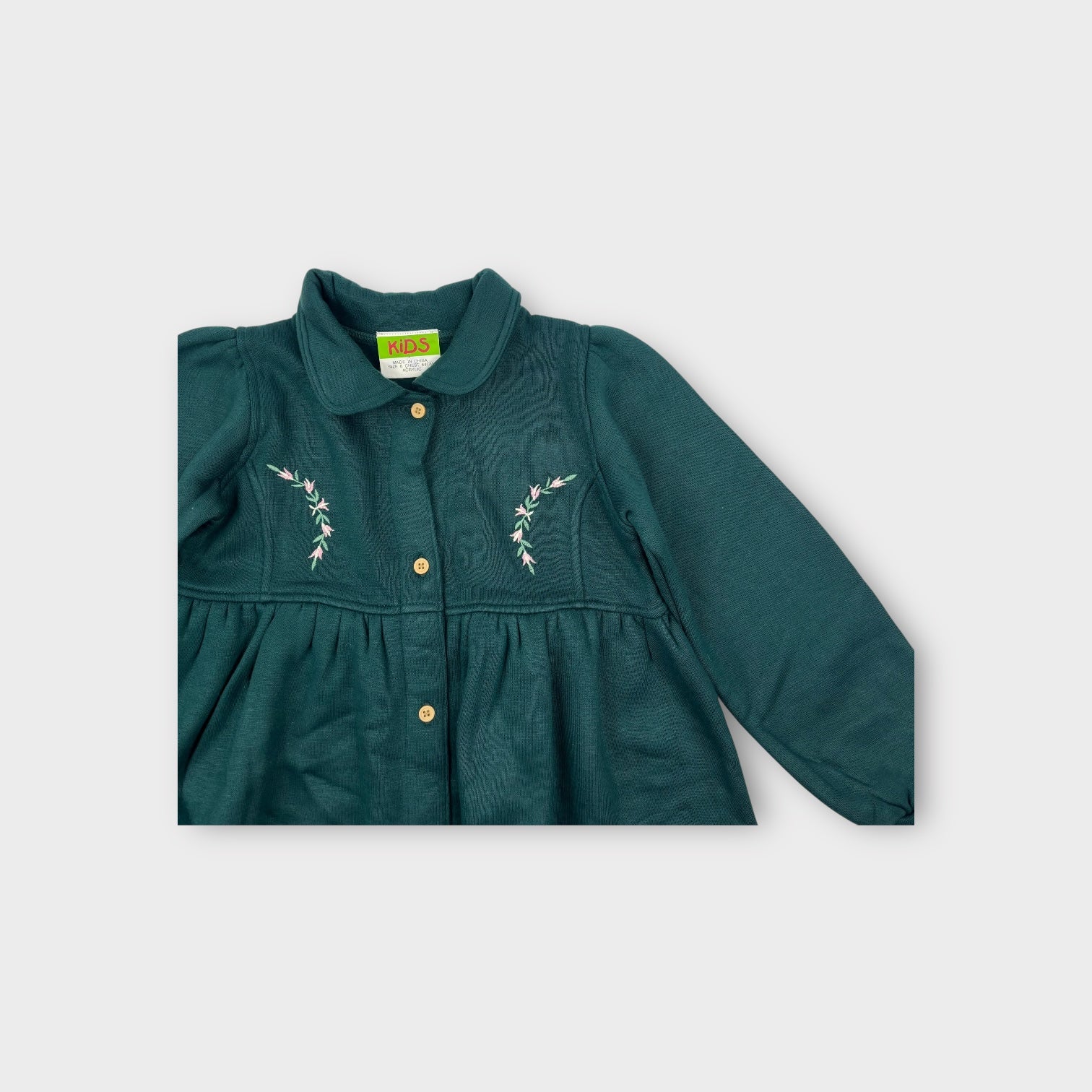 Retro Green Dress, Size 6